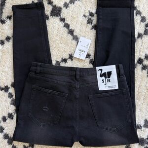 SR Free People Classic Black Skinny Jeans